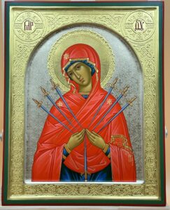 Богородица «Семистрельная» Образец 14 Биробиджан