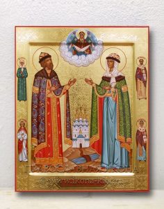 Икона «Петр и Феврония» (образец №14) Биробиджан