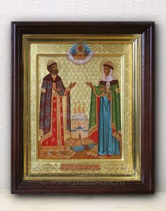 Икона «Петр и Феврония» (образец №22) Биробиджан